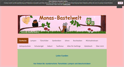 Desktop Screenshot of monas-bastelwelt.de