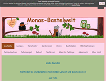 Tablet Screenshot of monas-bastelwelt.de